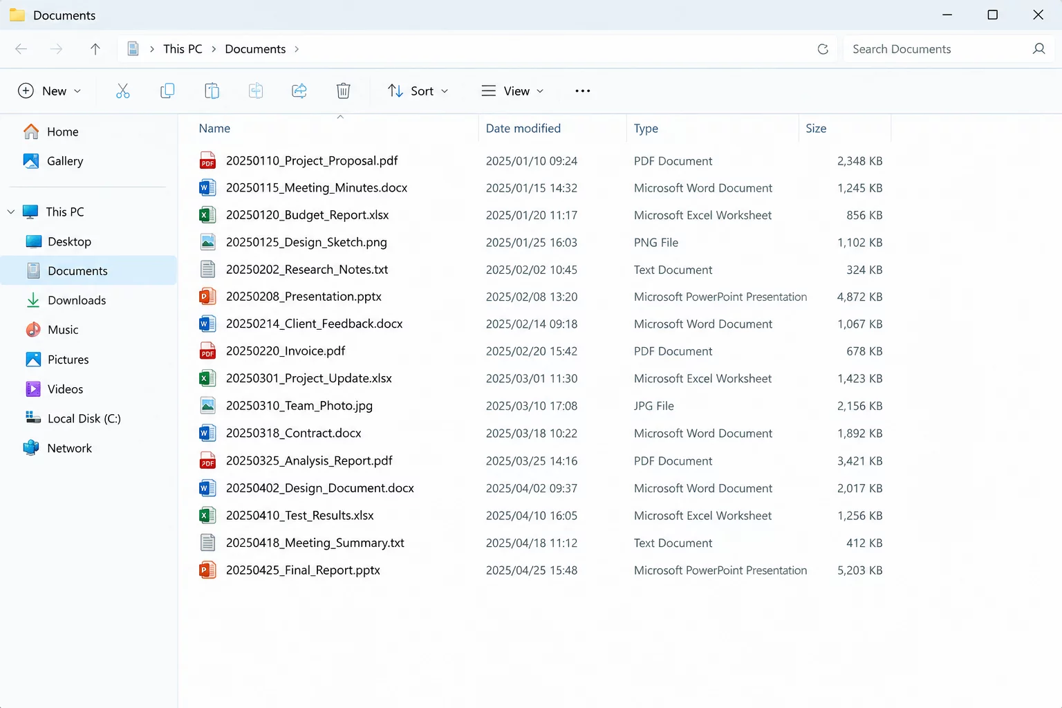 Cross-platform date prefix file naming conventions